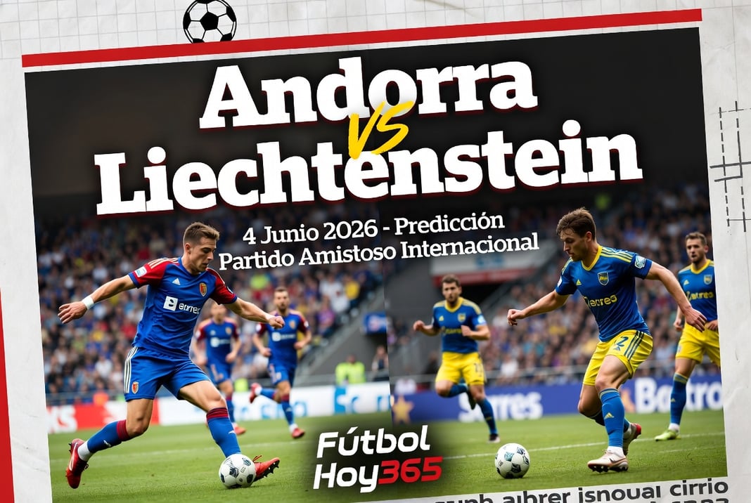 Andorra vs Liechtenstein 4 Junio 2026 Prediccion Partido Amistoso Internacional