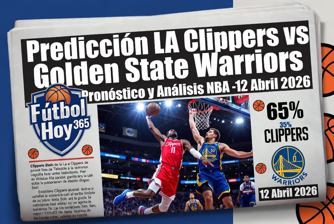 Predicción LA Clippers vs Golden State Warriors Pronóstico y Análisis NBA 12 Abril 2026