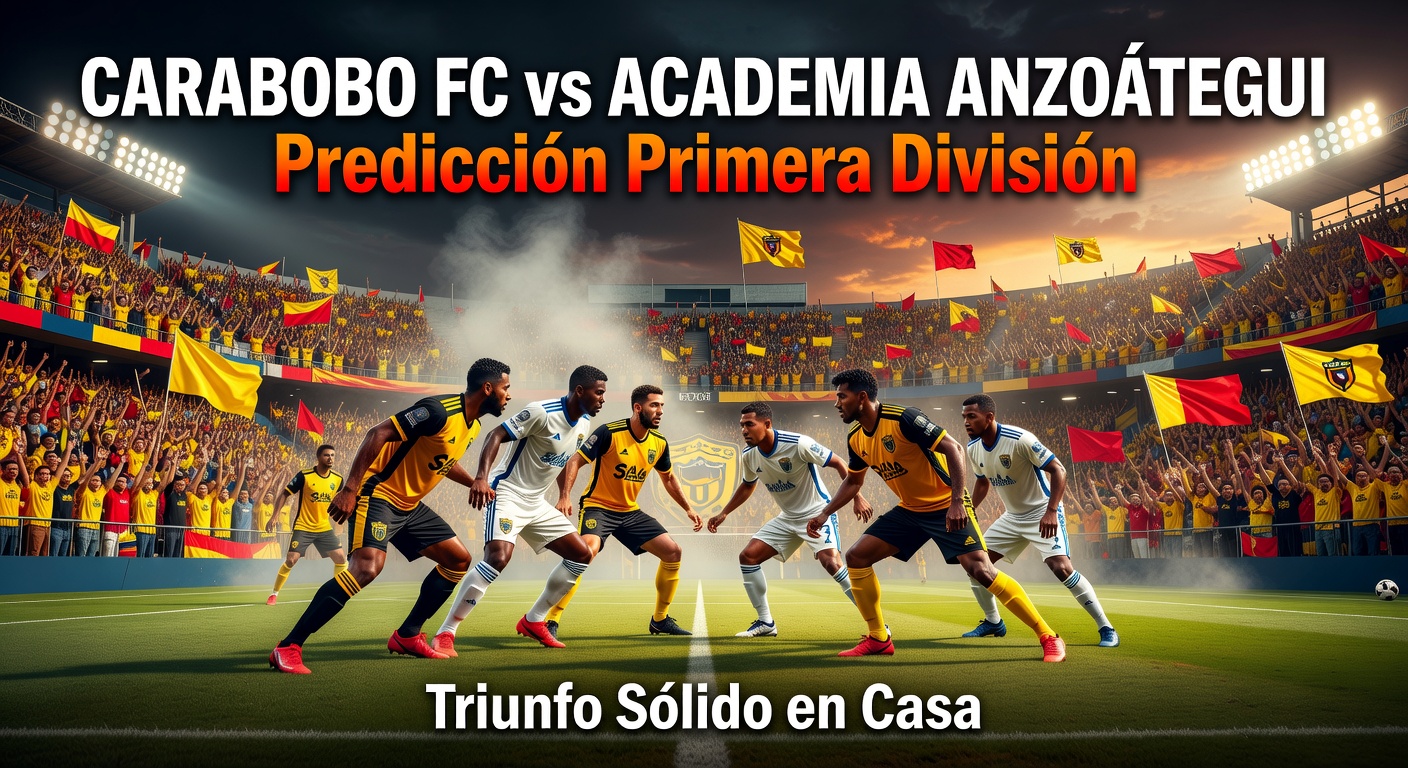 Carabobo FC vs Academia Anzoátegui Pronóstico / Prediction