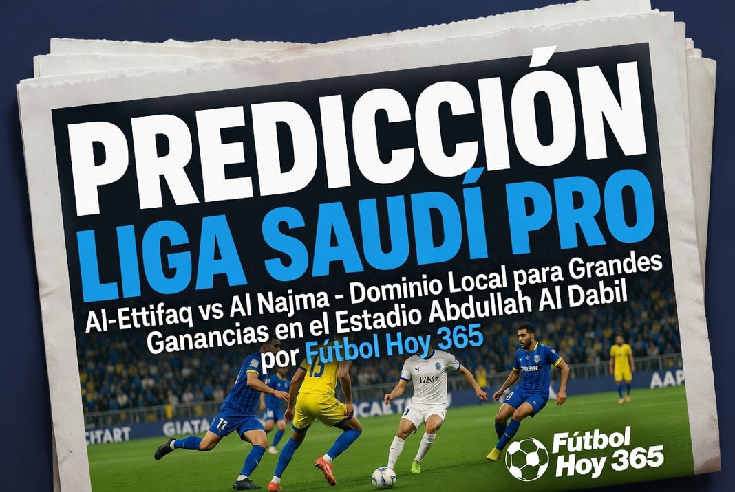Predicción Liga Saudí Pro Al-Ettifaq vs Al Najma – Dominio Local para Grandes Ganancias en el Estadio Abdullah Al Dabil