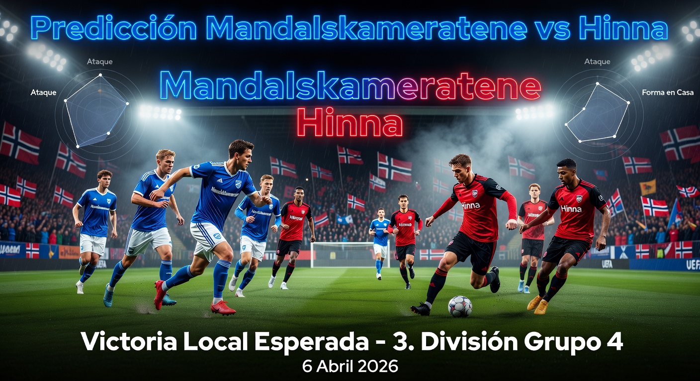 Mandalskameratene vs Hinna Pronóstico / Prediction