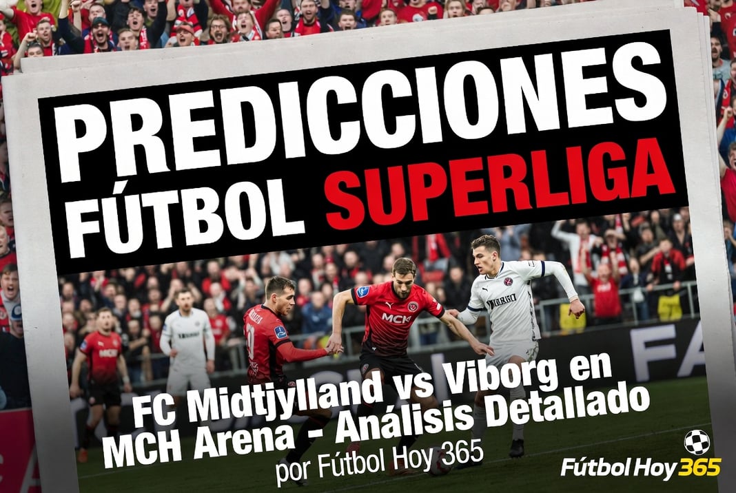 Predicciones Fútbol Superliga FC Midtjylland vs Viborg en MCH Arena – Análisis Detallado de Fútbol Hoy 365
