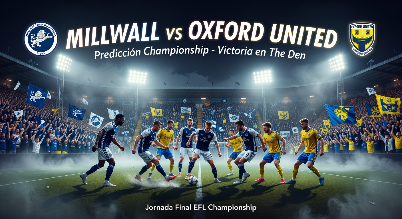 Millwall vs Oxford United Pronóstico / Prediction