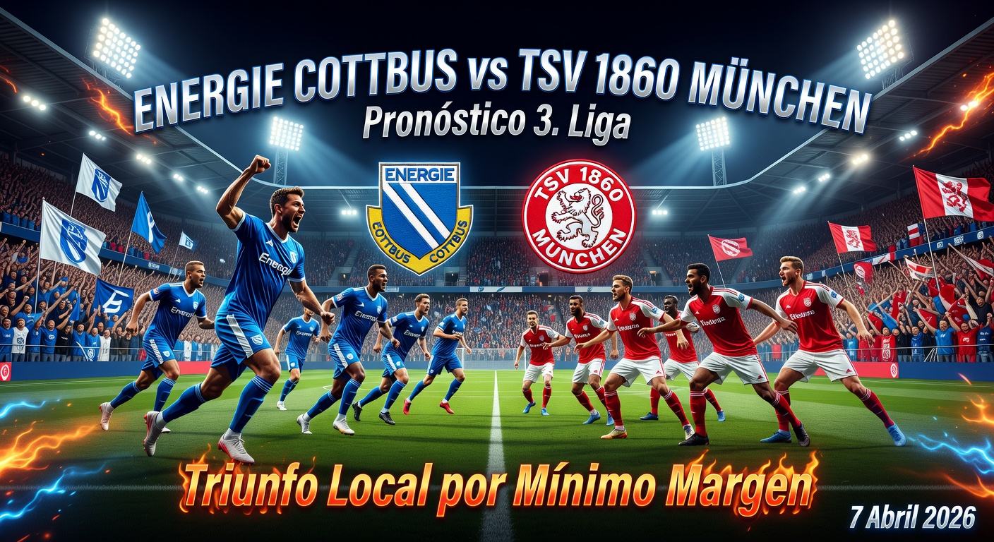 Energie Cottbus vs TSV 1860 München Pronóstico / Prediction