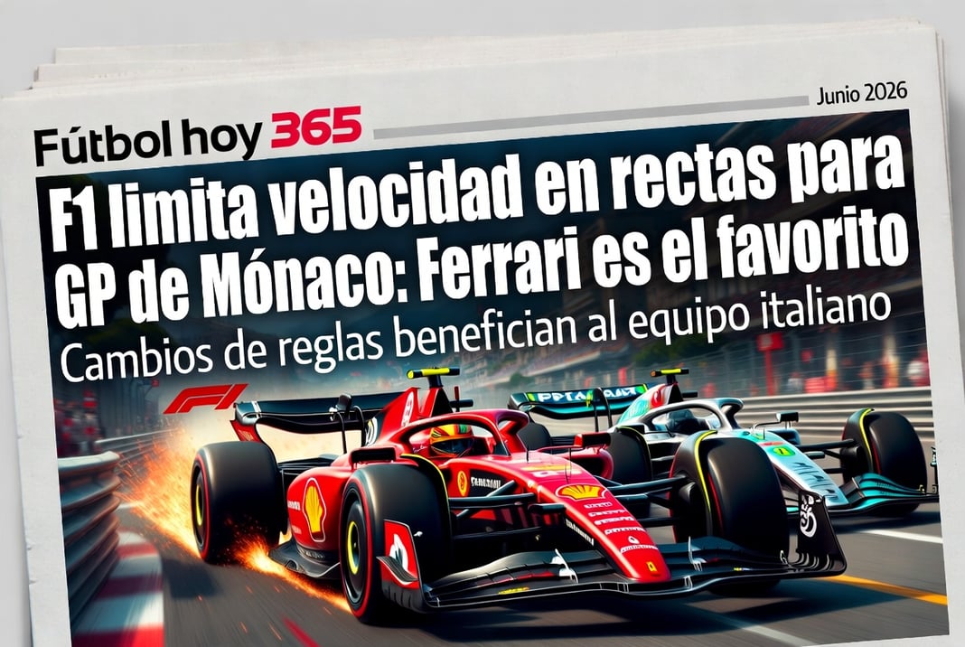 F1 limita velocidad en rectas para GP de Mónaco Ferrari es el favorito
