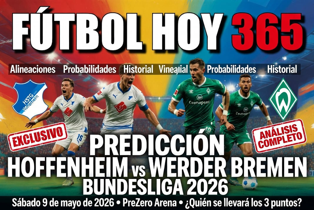Predicción Hoffenheim vs Werder Bremen Bundesliga 2026