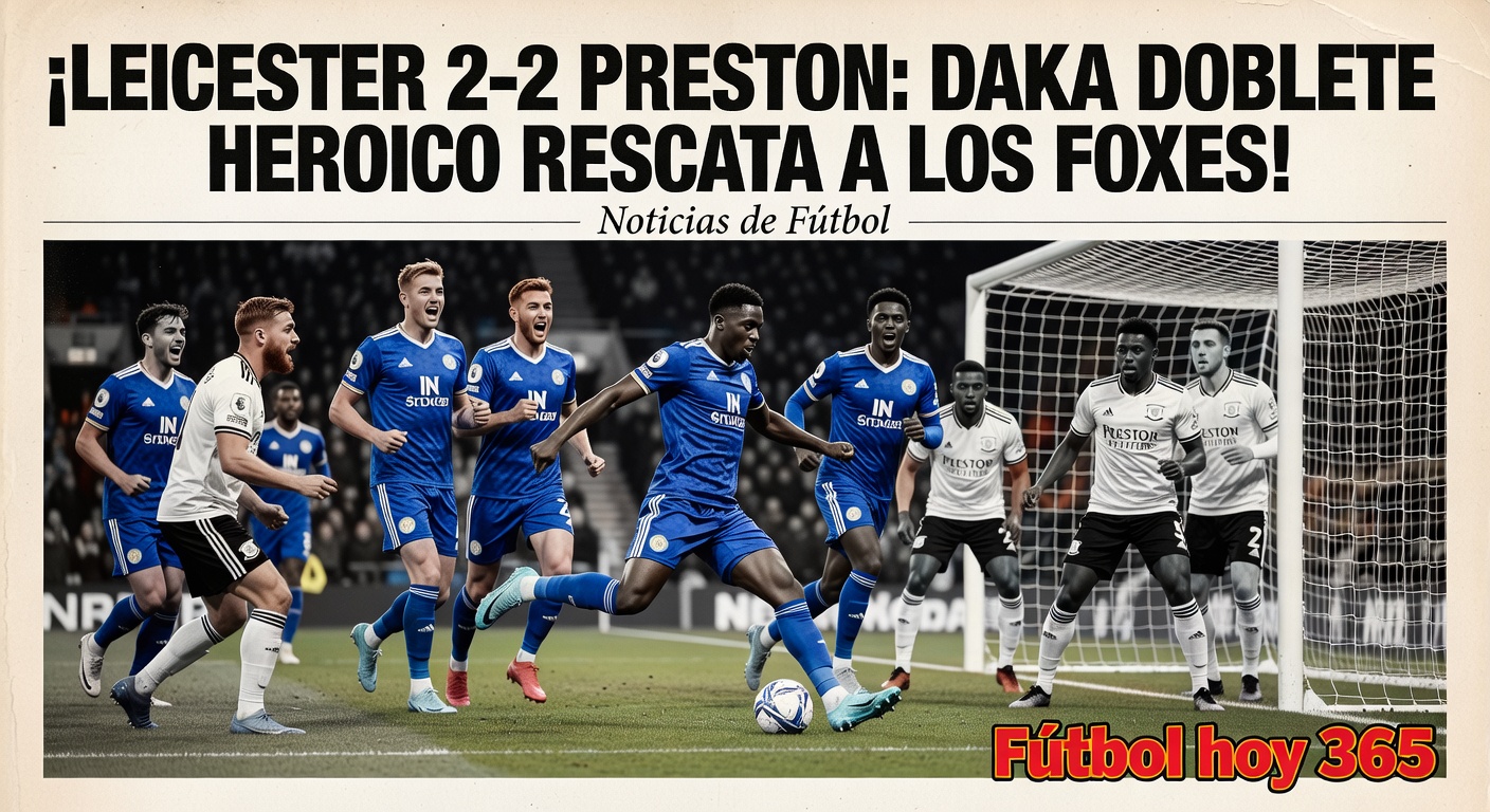 Leicester City Draw 2-2 with Preston