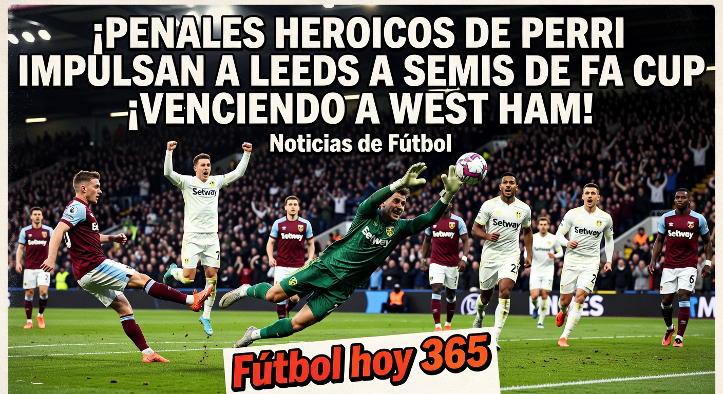 Leeds United Reach FA Cup Semi-Finals After Penalty Heroics Against West Ham (The Star, 6 hours ago)