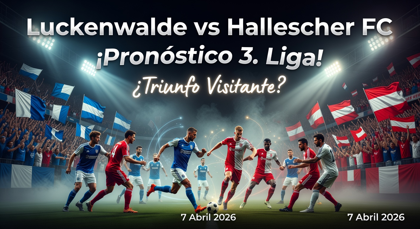 Luckenwalde vs Hallescher FC Pronóstico / Prediction