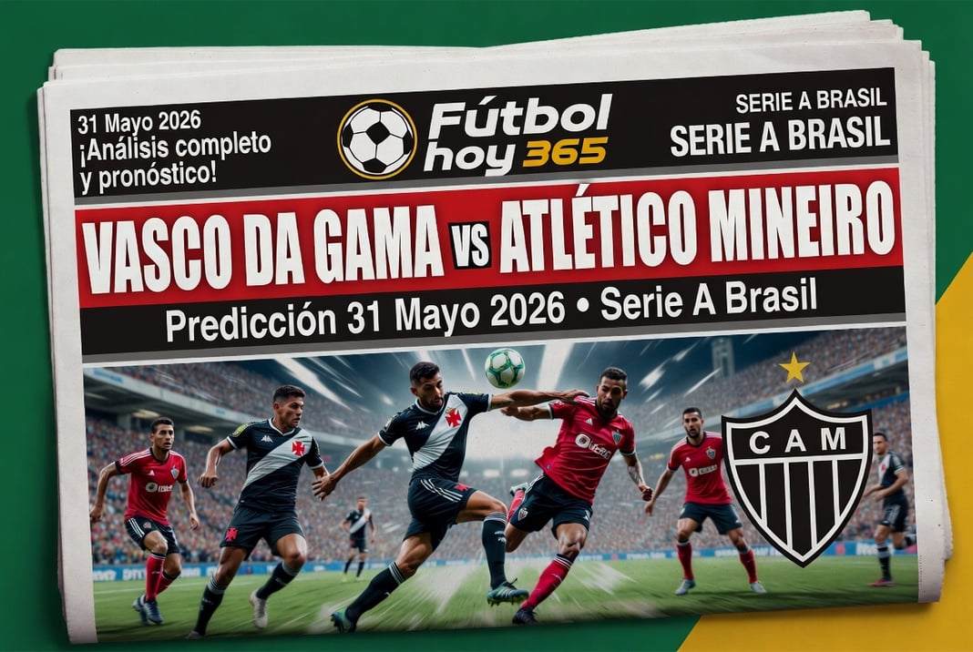 Vasco da Gama vs Atlético Mineiro Prediccion 31 Mayo 2026 Serie A Brasil