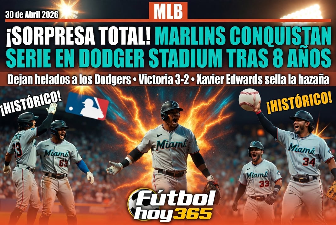 ¡Sorpresa total! Marlins conquistan serie en Dodger Stadium tras 8 años y dejan helados a los Dodgers