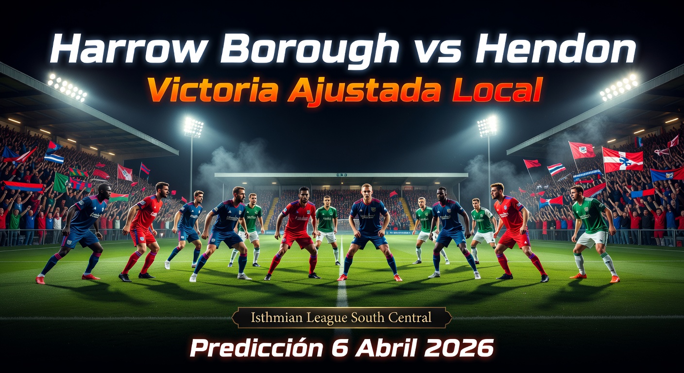 Harrow Borough vs Hendon Pronóstico / Prediction