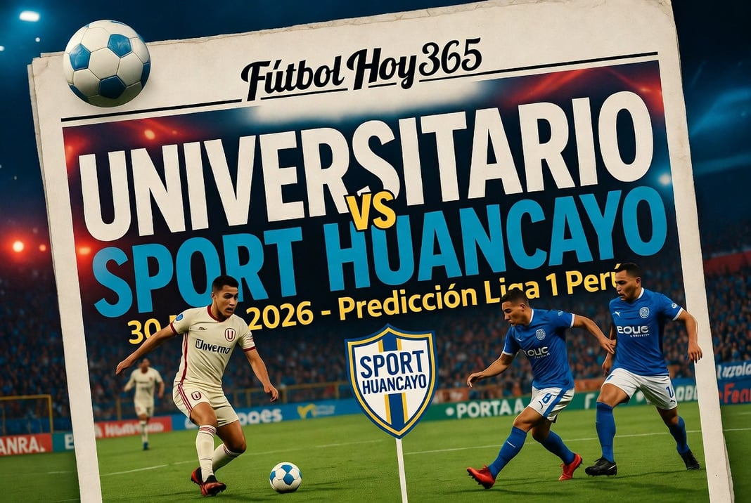 Universitario vs Sport Huancayo 30 Mayo 2026 Prediccion Liga 1 Peru
