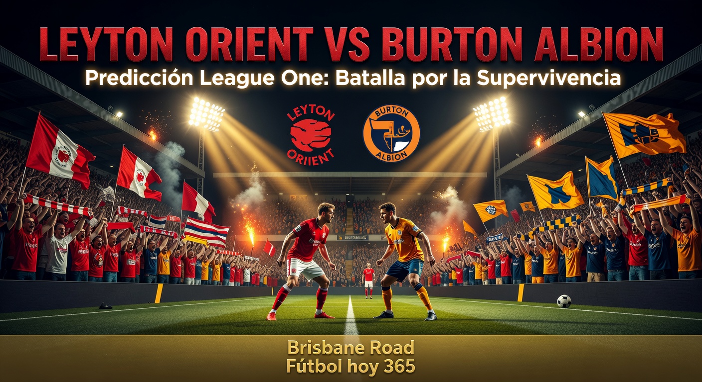 Leyton Orient vs Burton Albion Pronóstico / Prediction