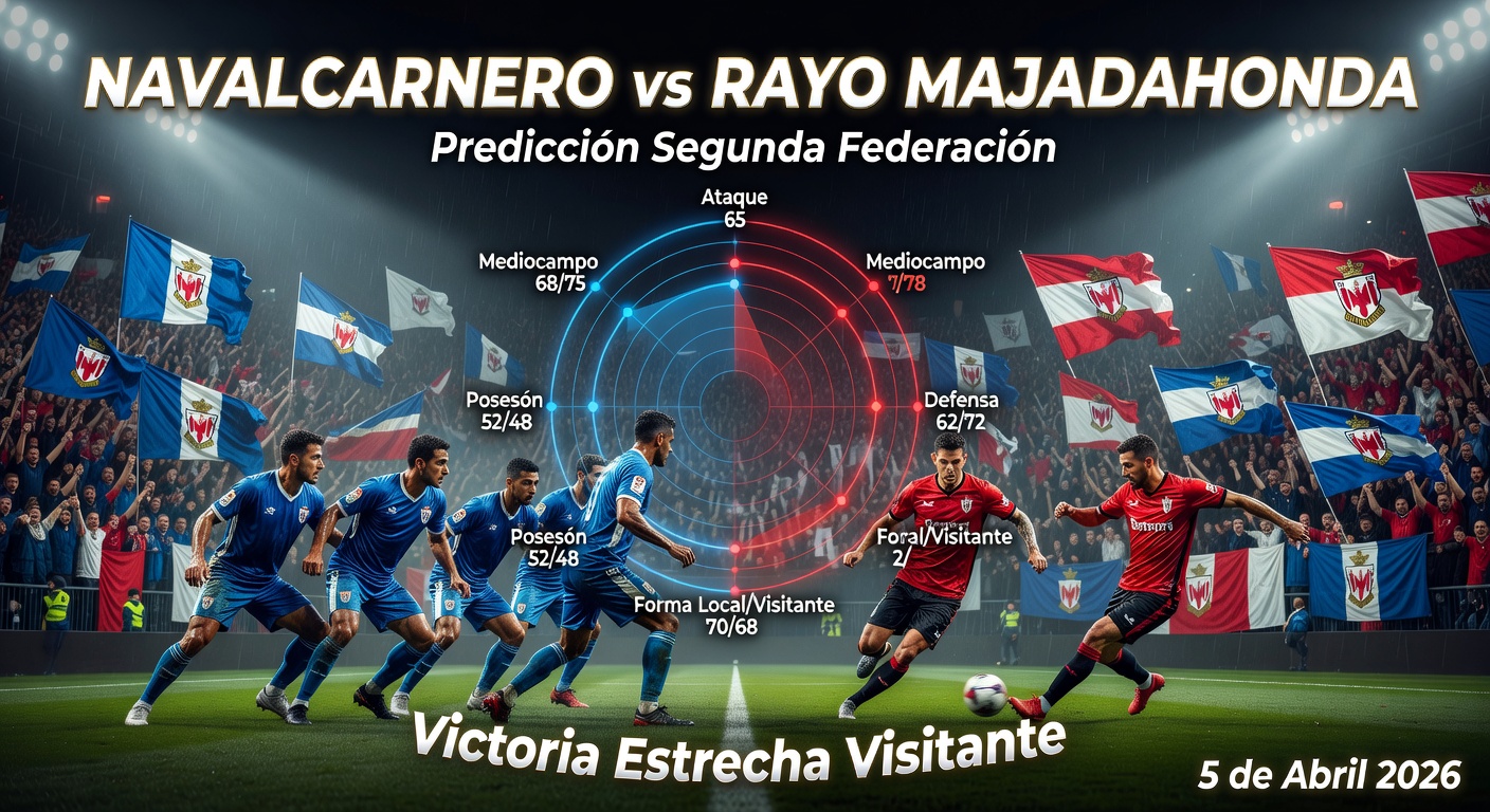 Navalcarnero vs Rayo Majadahonda Pronóstico / Prediction