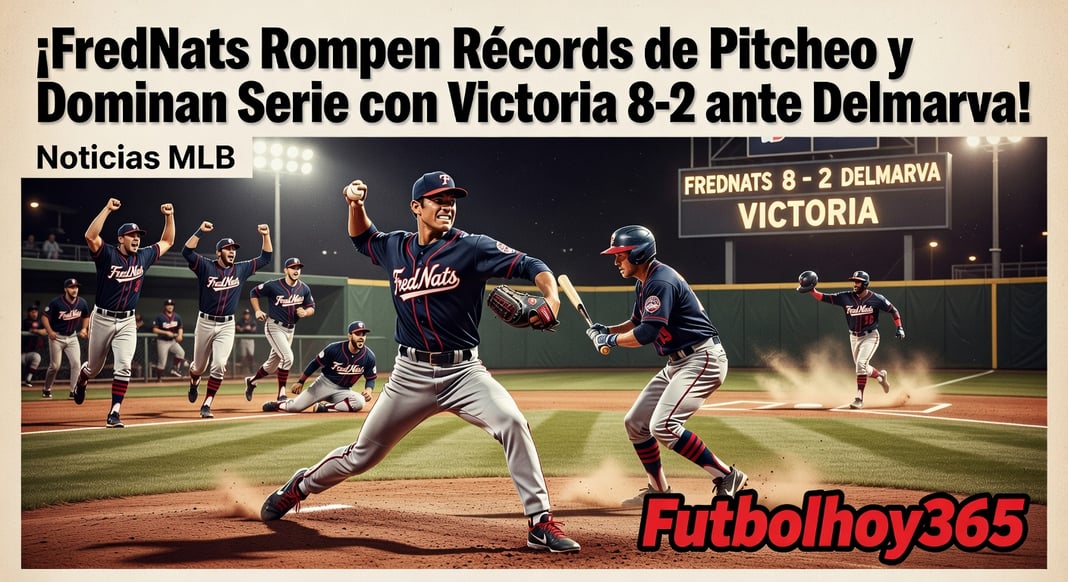FredNats establecen récords de pitcheo y retoman liderazgo de serie con victoria 8-2 ante Delmarva