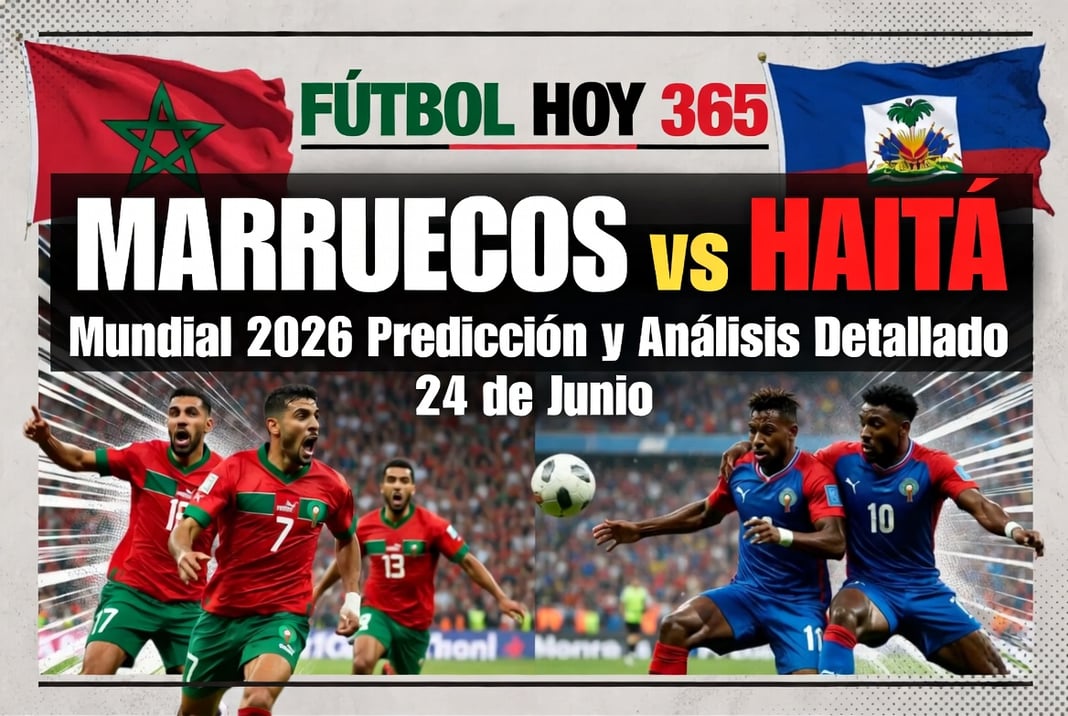Marruecos vs Haiti Mundial 2026 Prediccion y Analisis Detallado 24 de Junio