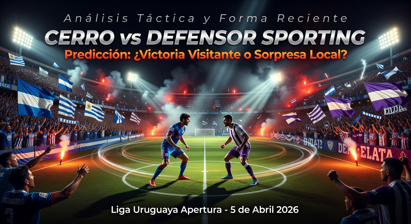 Cerro vs Defensor Sporting Pronóstico / Prediction