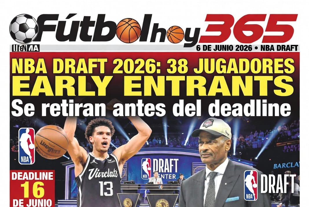 NBA Draft 2026 38 jugadores early entrants se retiran antes del deadline