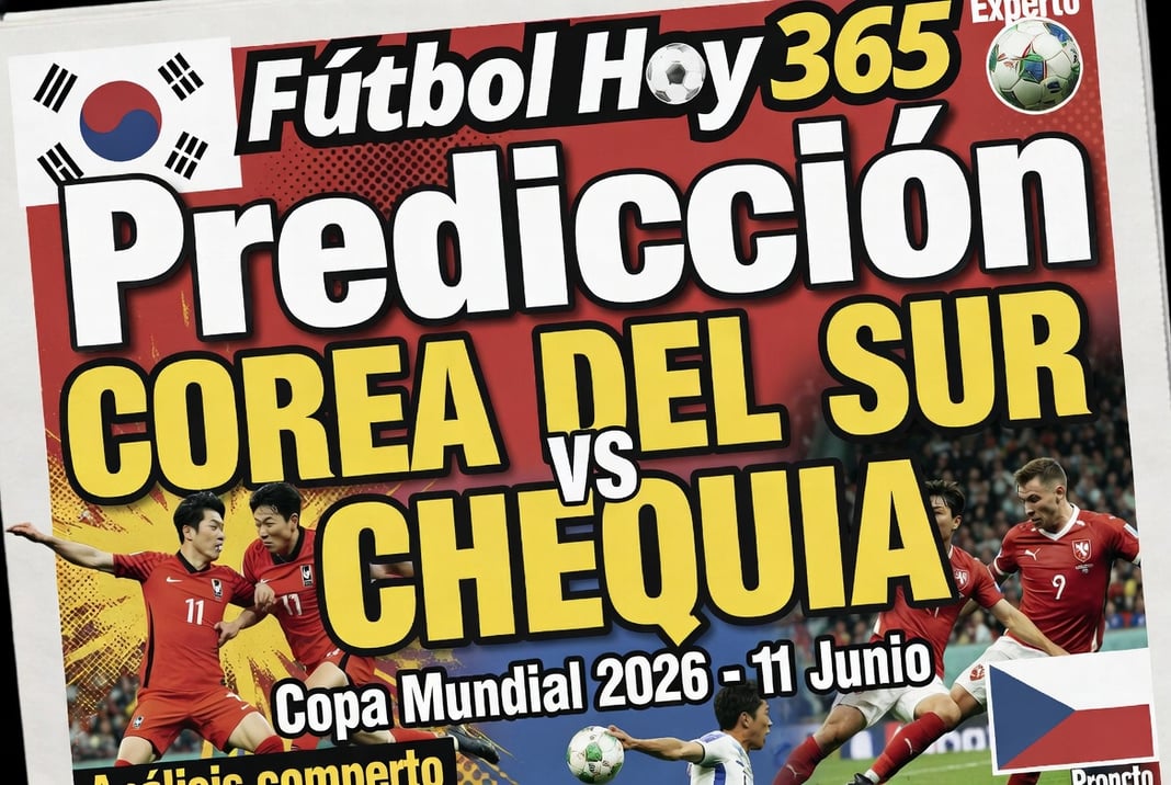 Predicción Corea del Sur vs Chequia Copa Mundial 2026 11 junio