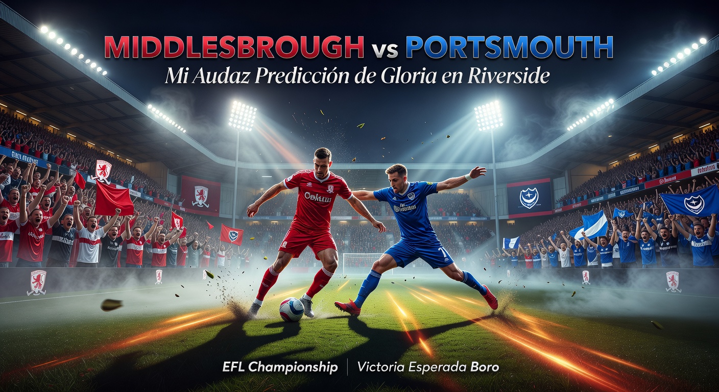 Middlesbrough vs Portsmouth Pronóstico / Prediction