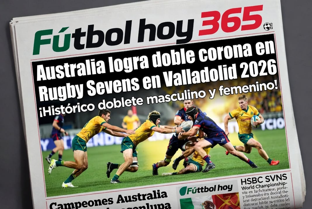 Australia logra doble corona en Rugby Sevens en Valladolid 2026