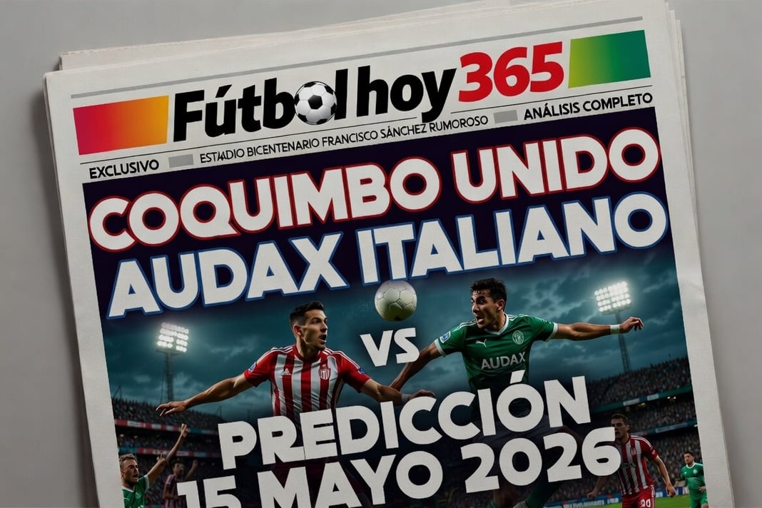 Coquimbo Unido vs Audax Italiano Prediccion 15 Mayo 2026