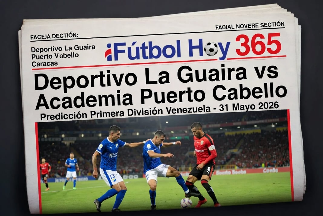 Deportivo La Guaira vs Academia Puerto Cabello Prediccion Primera División Venezuela 30 Mayo 2026
