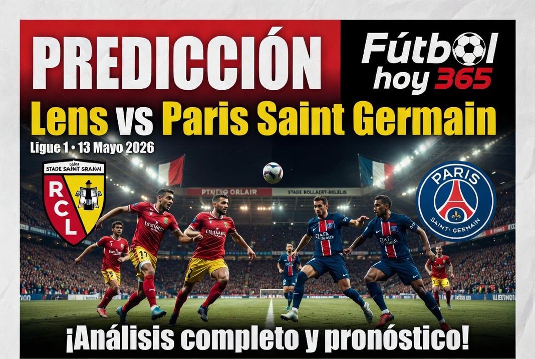 Prediccion Lens vs Paris Saint Germain Ligue 1 13 Mayo 2026