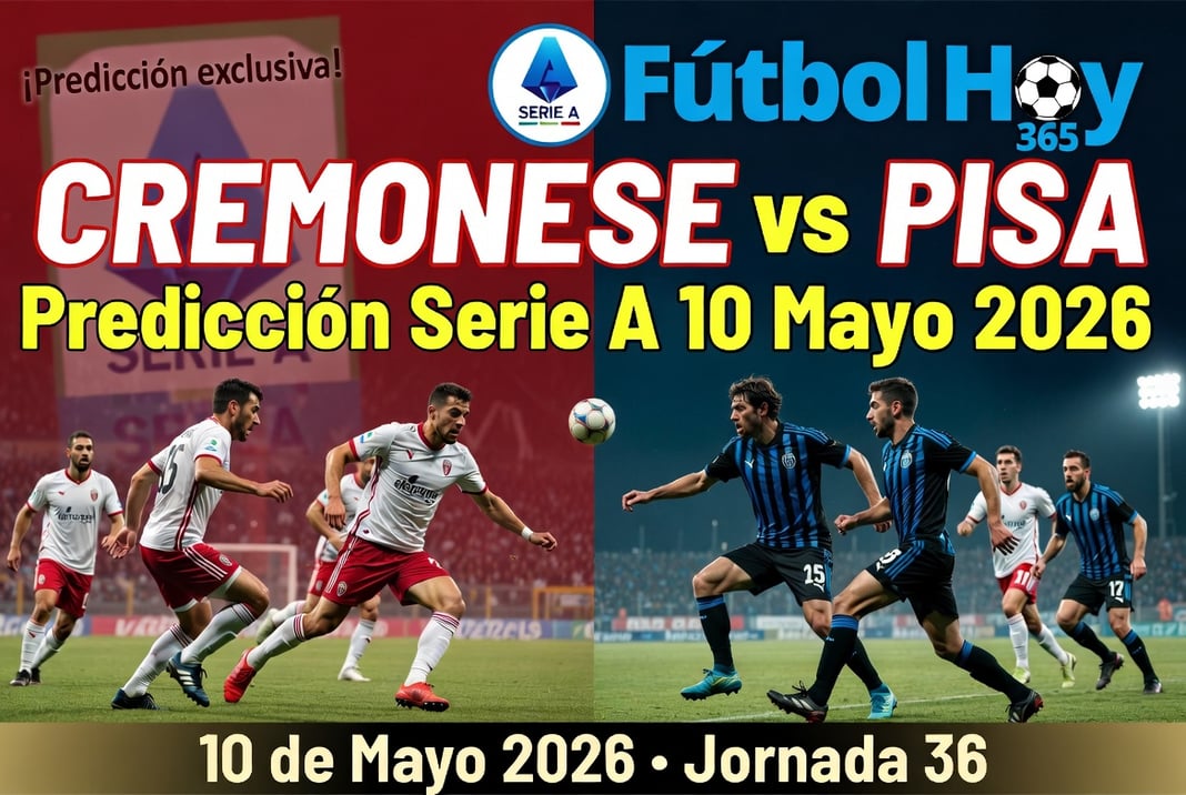 Cremonese vs Pisa Prediccion Serie A 10 Mayo 2026