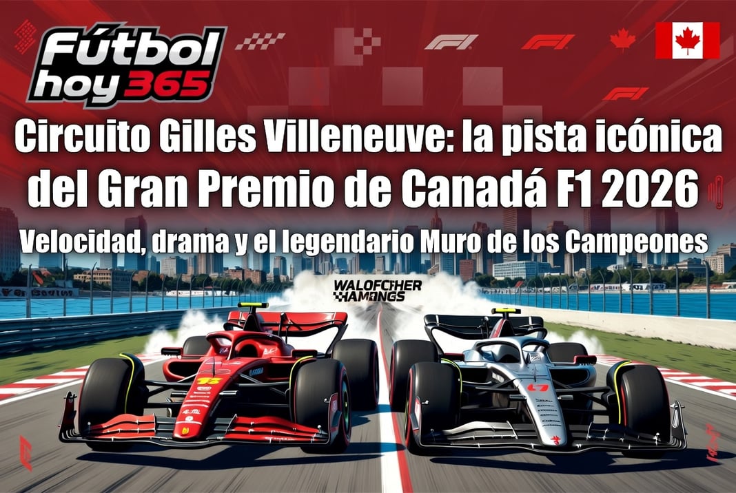 Circuito Gilles Villeneuve la pista icónica del Gran Premio de Canadá F1 2026