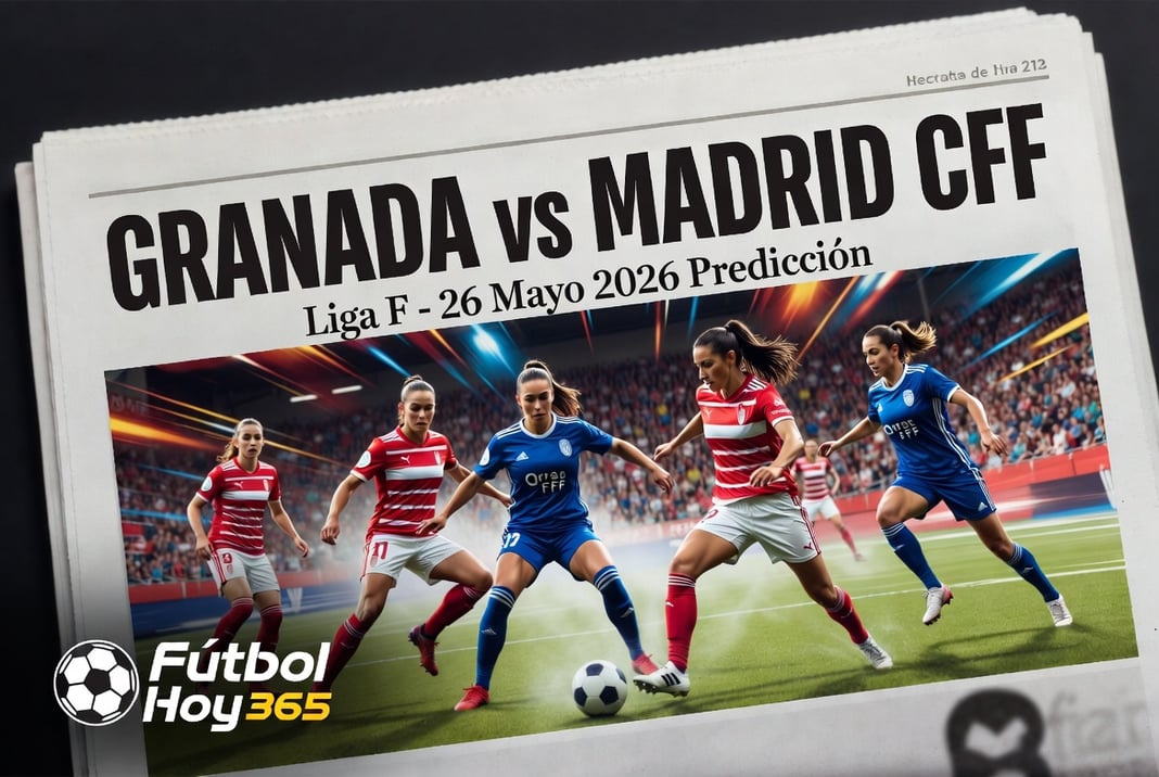 Granada vs Madrid CFF Liga F 26 Mayo 2026 Prediccion