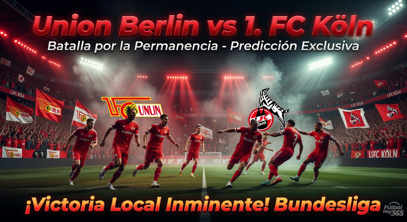 Union Berlin vs 1. FC Köln Pronóstico / Prediction