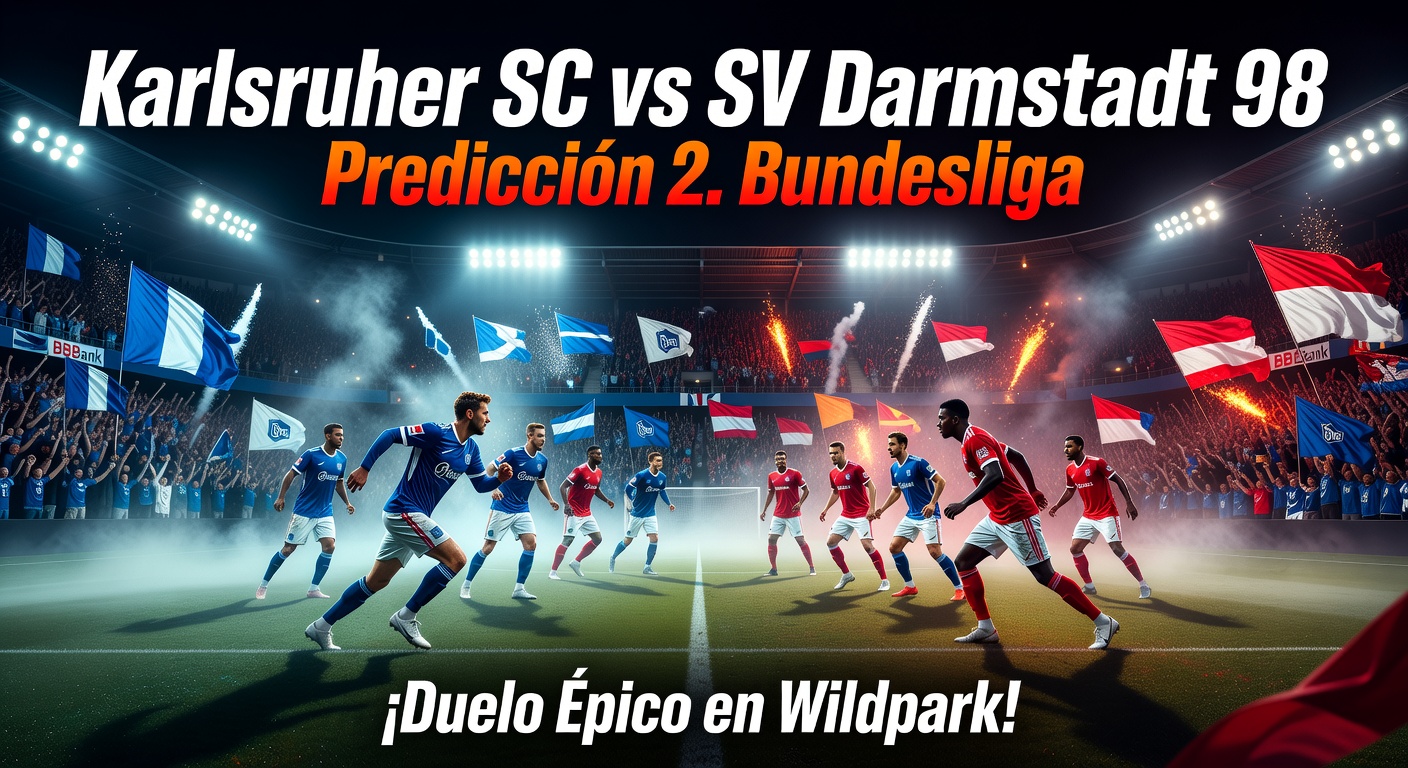 Karlsruher SC vs SV Darmstadt 98 Pronóstico / Prediction