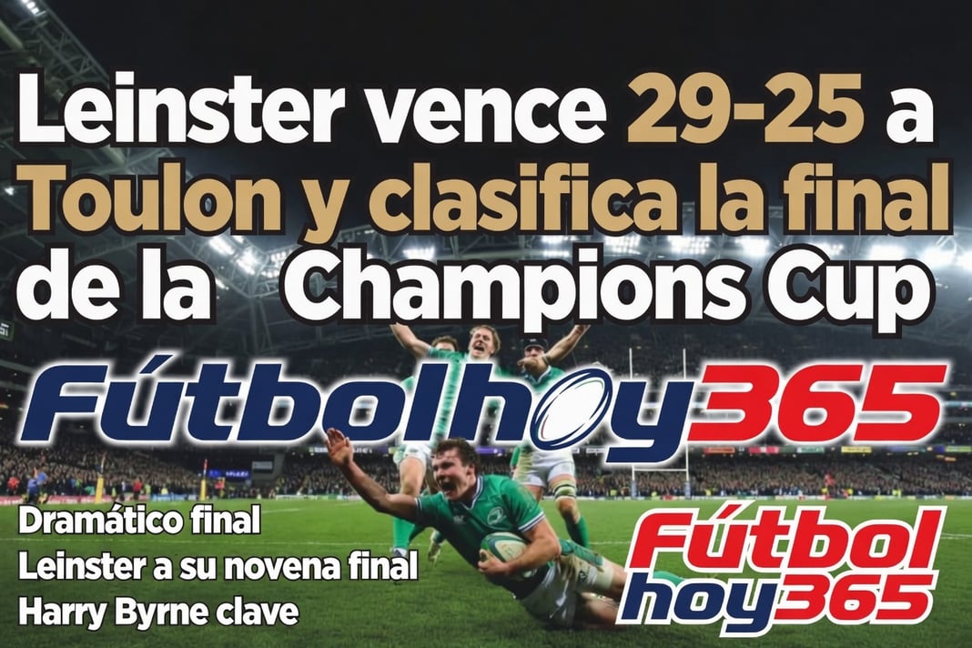Leinster vence 29-25 a Toulon y clasifica a la final de la Champions Cup