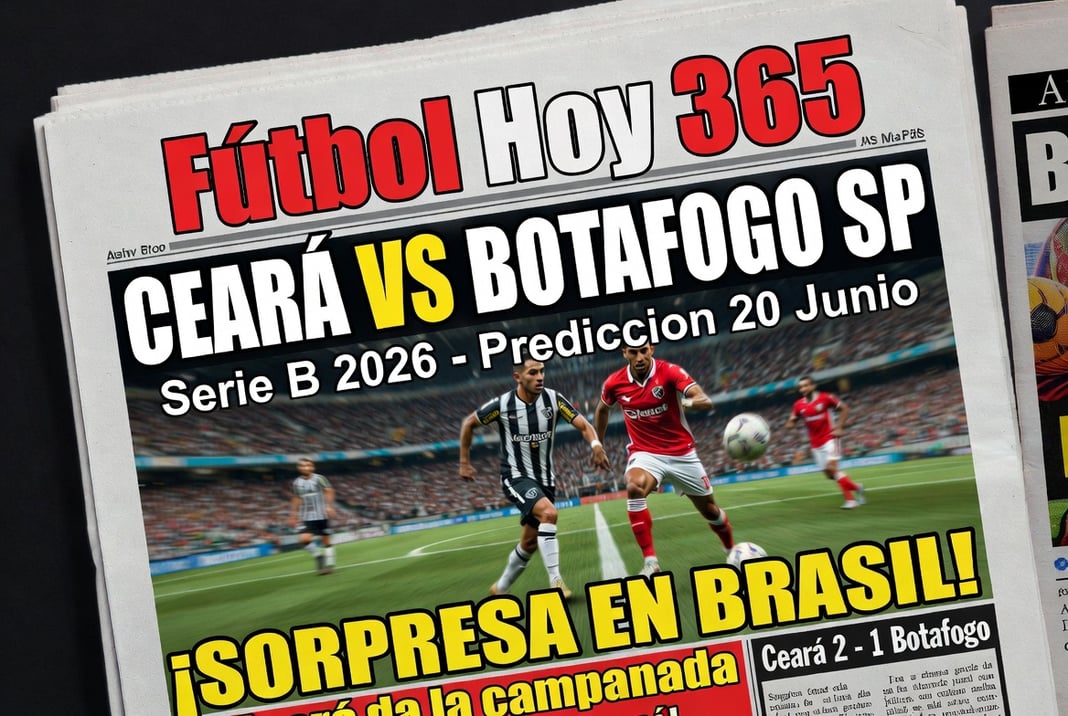 Ceara vs Botafogo SP Serie B 2026 Prediccion 20 Junio