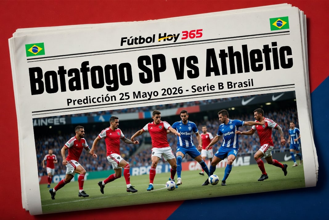 Botafogo SP vs Athletic Prediccion 25 Mayo 2026 Serie B Brasil