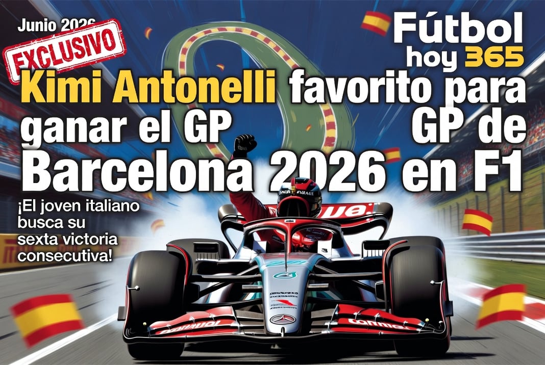 Kimi Antonelli favorito para ganar el GP de Barcelona 2026 en F1