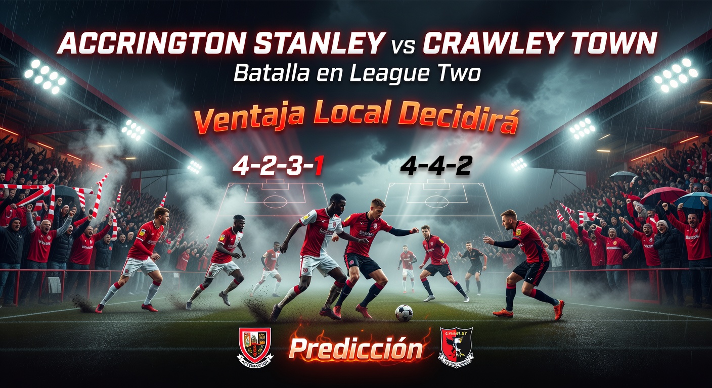 Accrington ST vs Crawley Town Pronóstico / Prediction