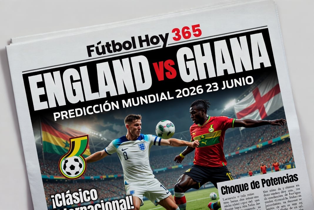 Prediccion England vs Ghana Mundial 2026 23 junio