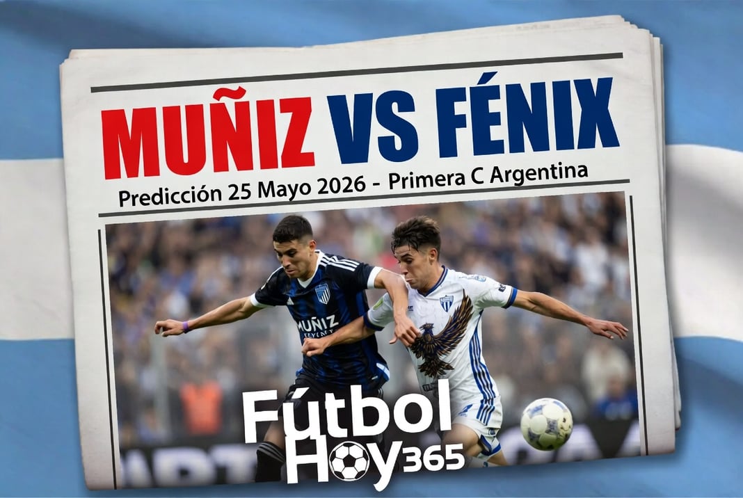 Muñiz vs Fenix Prediccion 25 Mayo 2026 Primera C Argentina