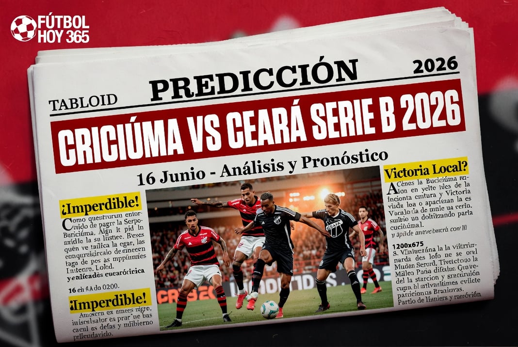 Prediccion Criciuma vs Ceara Serie B 2026 16 Junio
