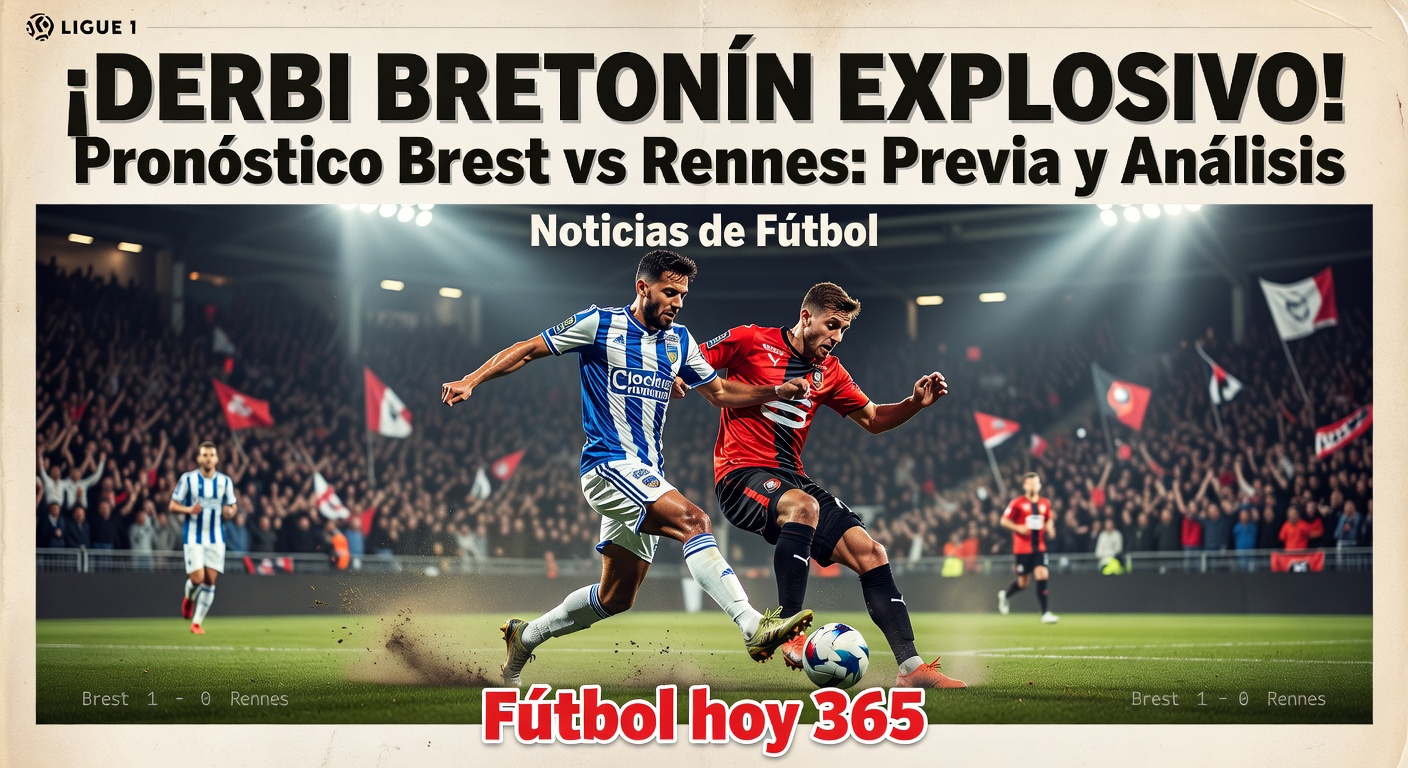 Brest vs Rennes in Ligue 1 Derby