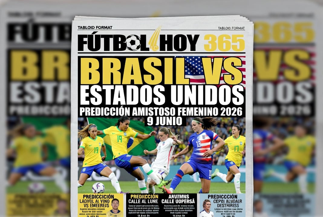 Brasil vs Estados Unidos Prediccion Amistoso Femenino 2026 9 Junio
