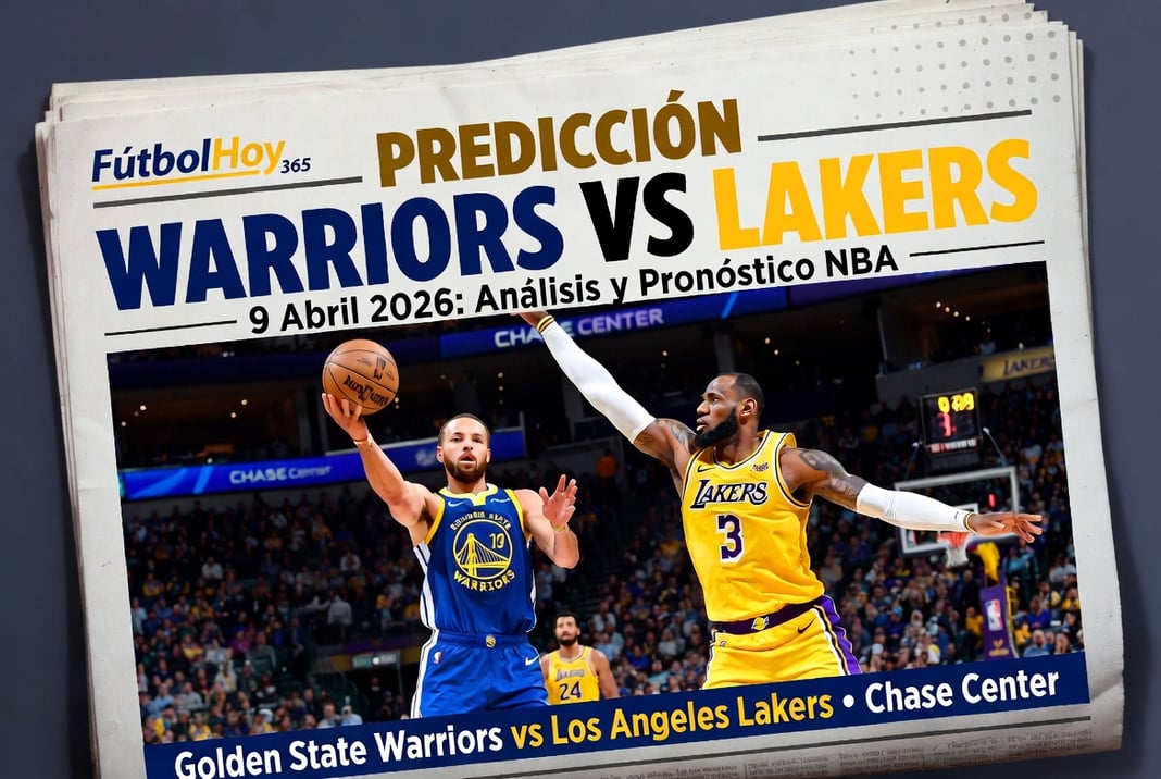 Predicción Warriors vs Lakers 9 Abril 2026 Análisis y Pronóstico NBA