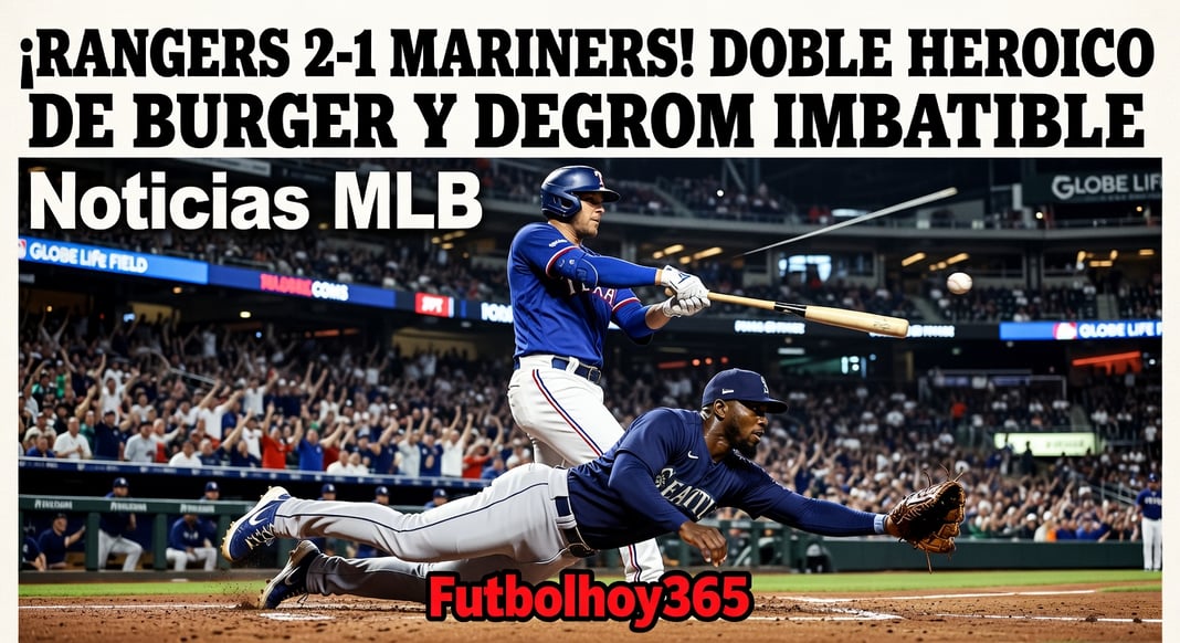 Rangers 2-1 Mariners: Resumen del Partido con Doble Decisivo de Jake Burger y DeGrom Imparable
