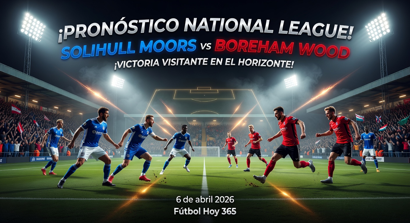 Solihull Moors vs Boreham Wood Pronóstico / Prediction