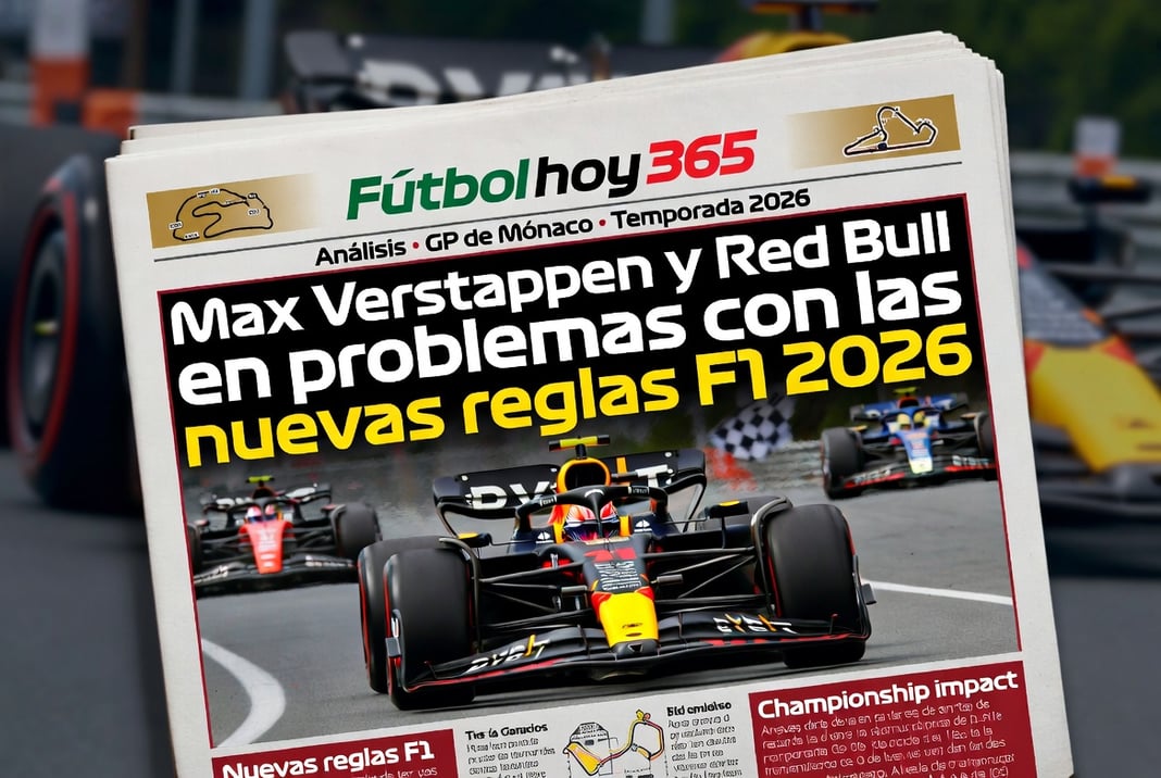 Max Verstappen y Red Bull en problemas con las nuevas reglas F1 2026
