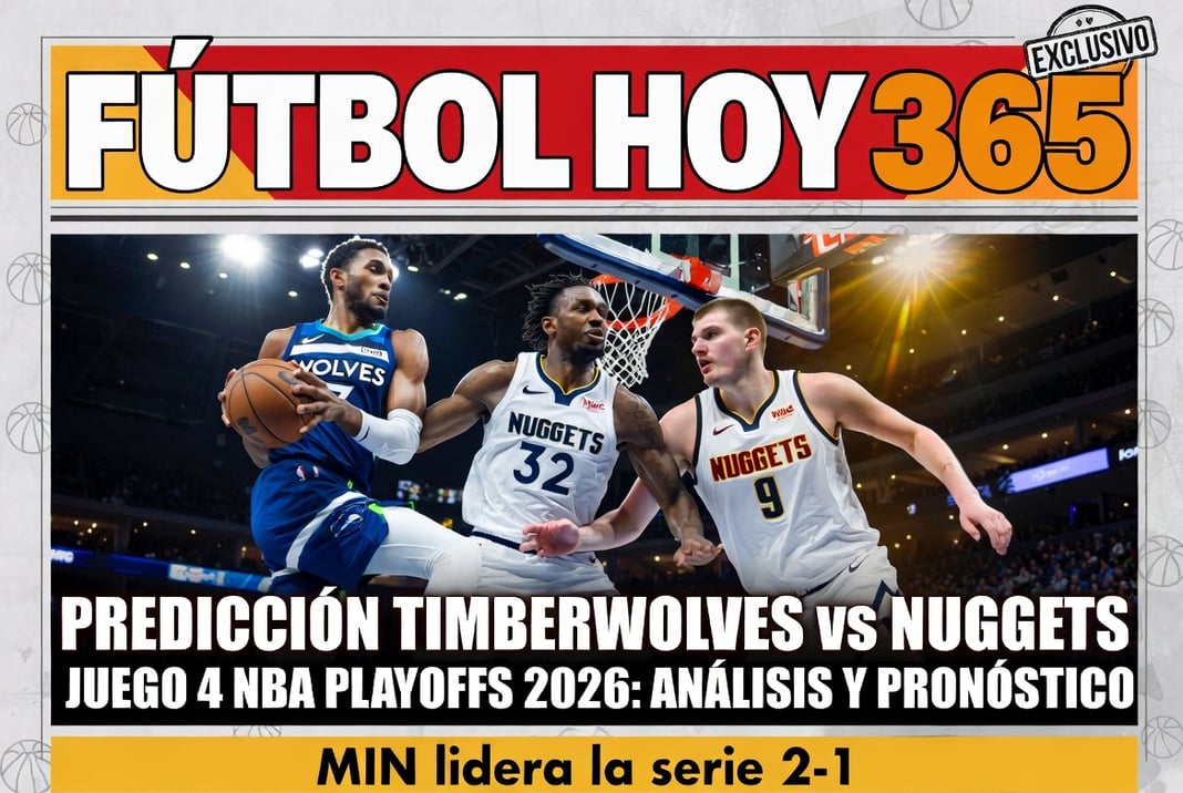 Predicción Timberwolves vs Nuggets Juego 4 NBA Playoffs 2026 Análisis y Pronóstico