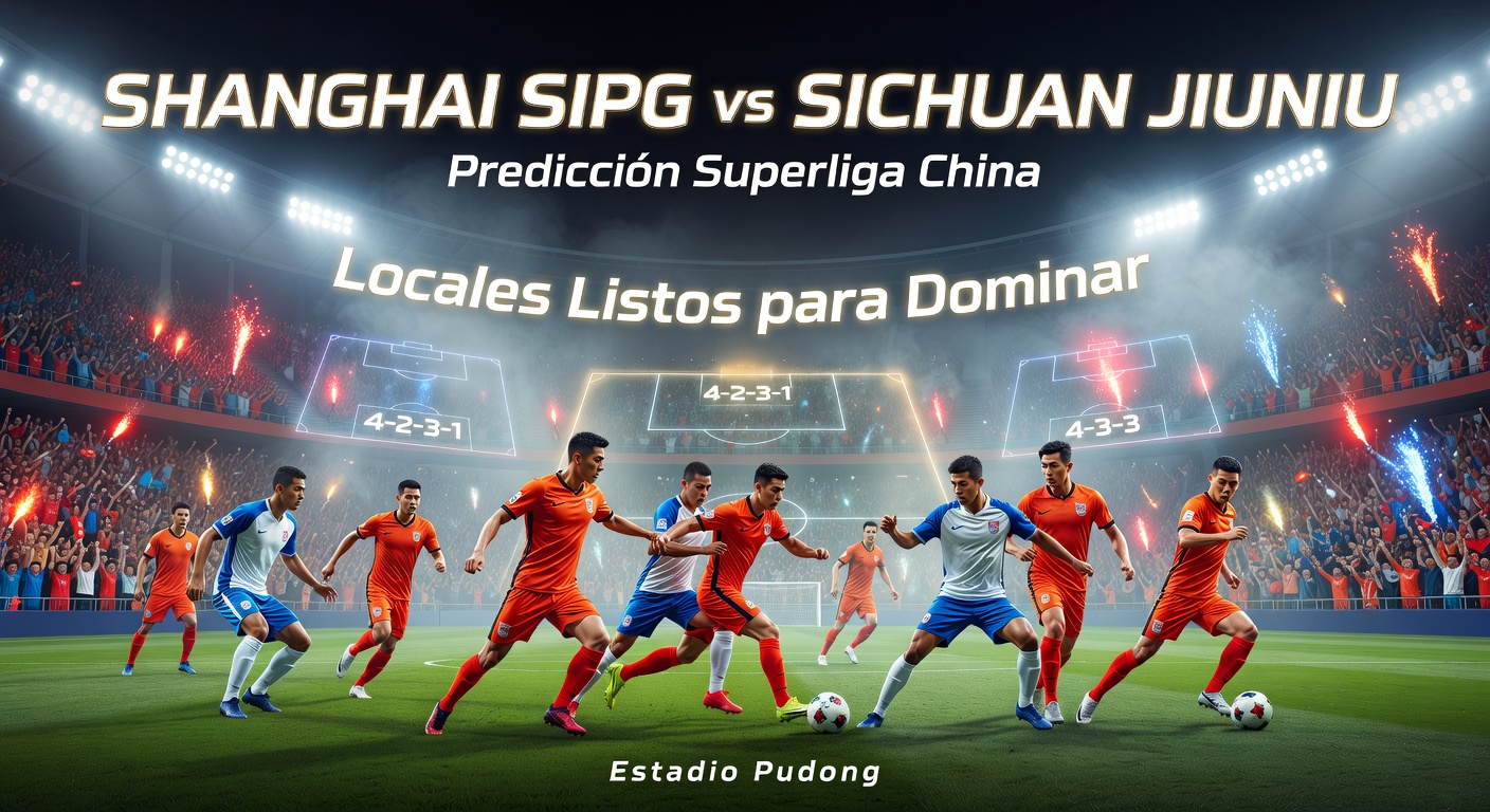 SHANGHAI SIPG vs Sichuan Jiuniu Pronóstico / Prediction